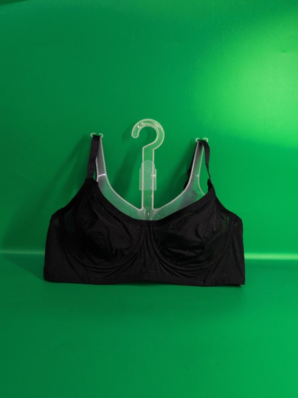Adore Me Maddeyy Unlined Underwire Demi Bra 38C Black